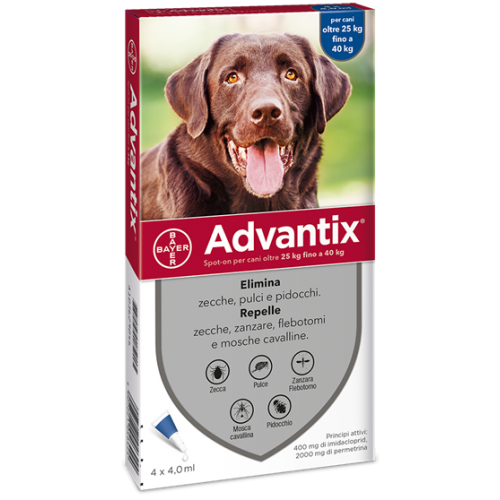 ADVANTIX SPOT ON%4PIP DA 25KG