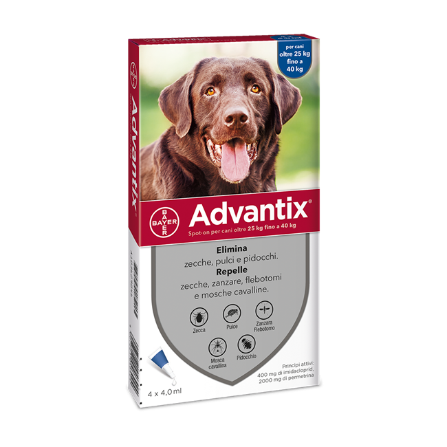 ADVANTIX SPOT ON%4PIP DA 25KG