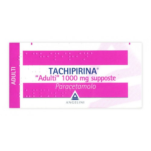 TACHIPIRINA%AD 10SUPP 1000MG