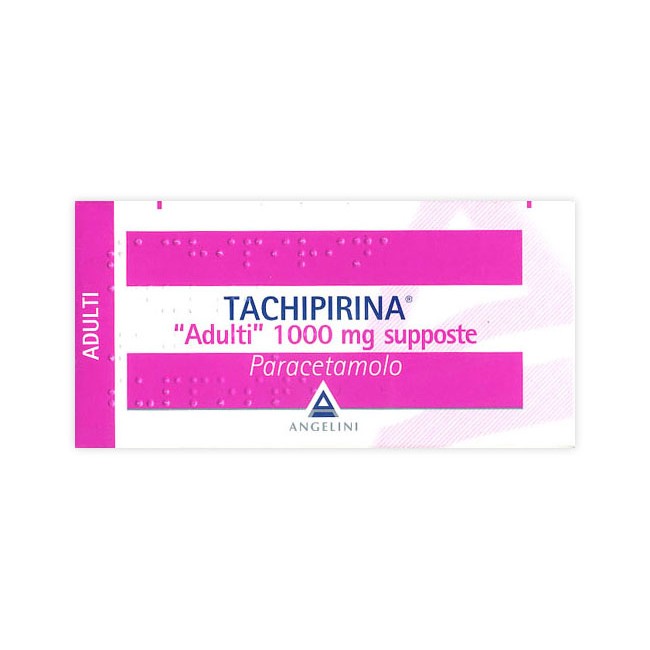 TACHIPIRINA%AD 10SUPP 1000MG