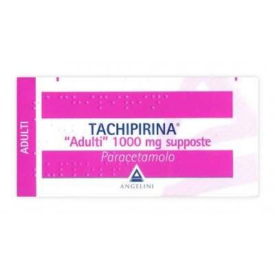 TACHIPIRINA%AD 10SUPP 1000MG
