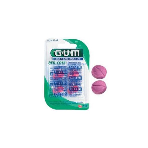 GUM RED-COTE RIV PLACCA 12PAST