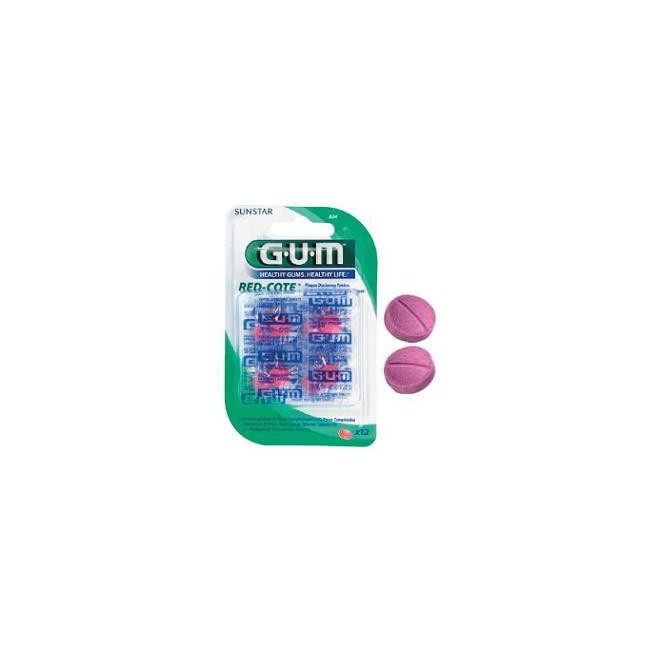 GUM RED-COTE RIV PLACCA 12PAST