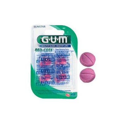 GUM RED-COTE RIV PLACCA 12PAST