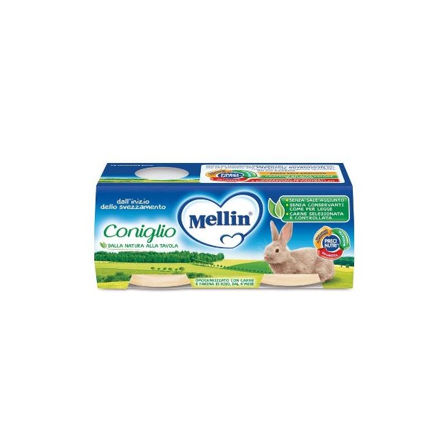 MELLIN OMOG CONIGLIO 2X80G