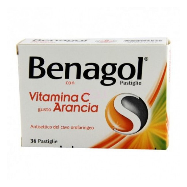 BENAGOL VIT C%36PAST ARANCIA