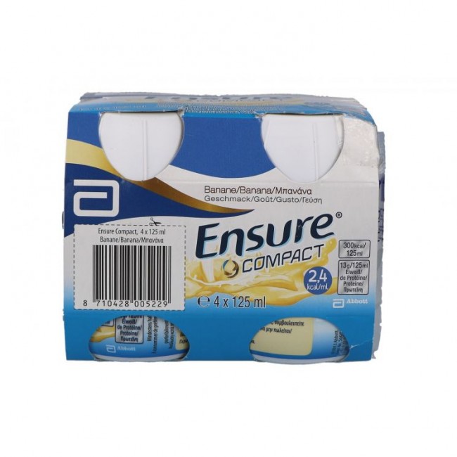 ENSURE COMPACT BANANA 4X125ML