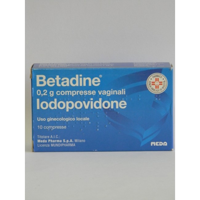 BETADINE%10CPR VAG 200MG