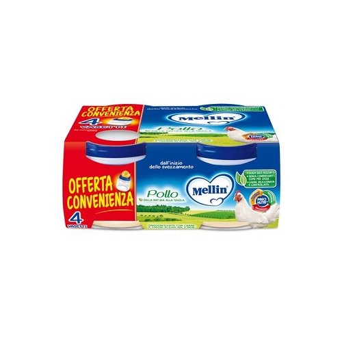 MELLIN OMOG POLLO 4X80G