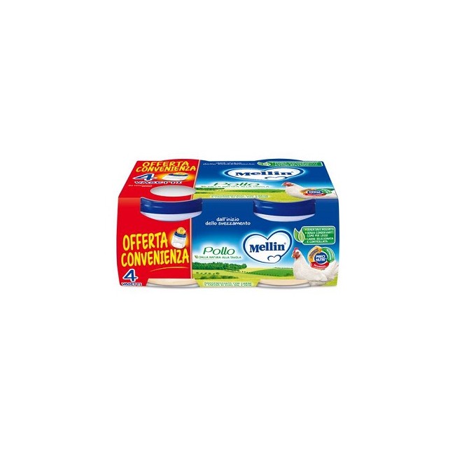 MELLIN OMOG POLLO 4X80G