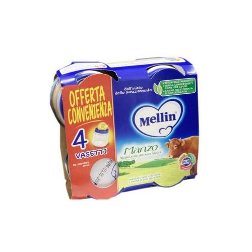 MELLIN OMOG MANZO 4X80G