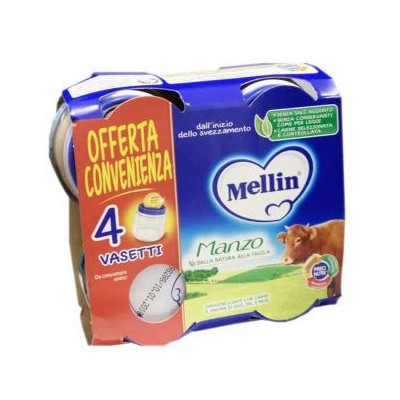 MELLIN OMOG MANZO 4X80G