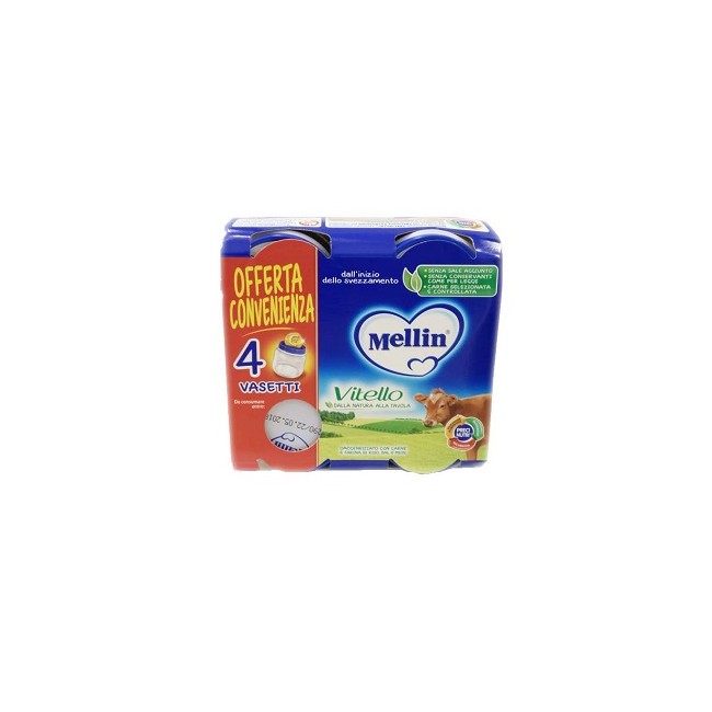MELLIN OMOG VITELLO 4X80G