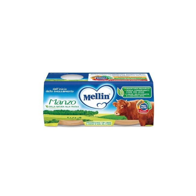 MELLIN OMOG MANZO 2X80G