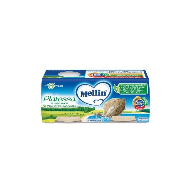 MELLIN OMOG PLATESSA 2X80G