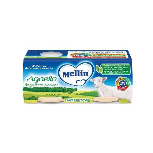 MELLIN OMOG AGNELLO 2X80G