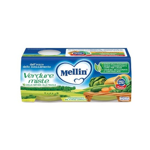 MELLIN OMOG VERDURE MISTE2X80G