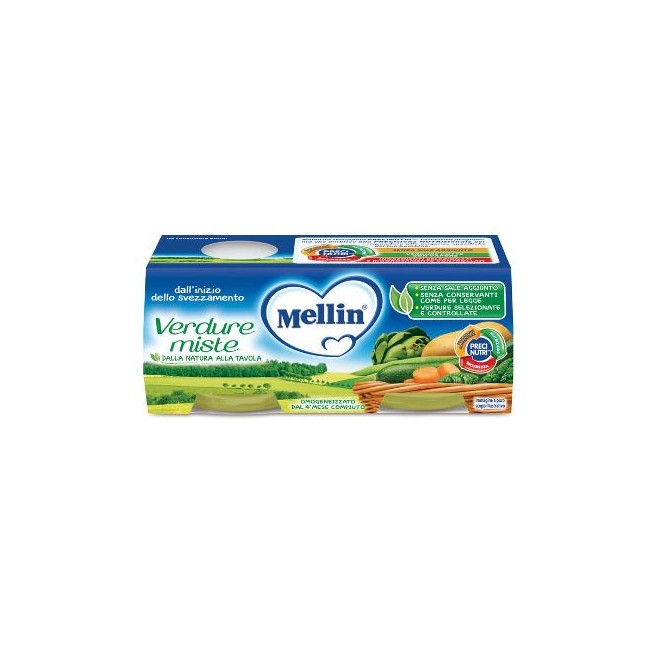 MELLIN OMOG VERDURE MISTE2X80G