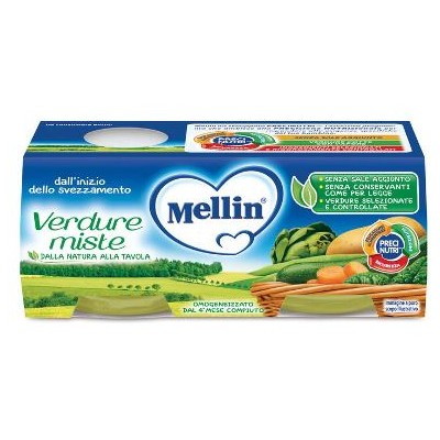 MELLIN OMOG VERDURE MISTE2X80G