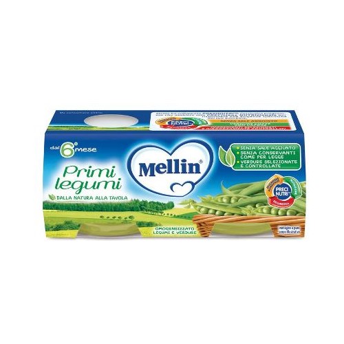 MELLIN OMOG PRIMI LEGUMI 2X80G