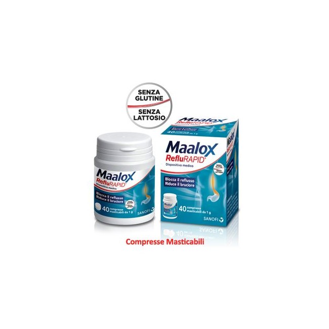MAALOX REFLURAPID COMPRESSE