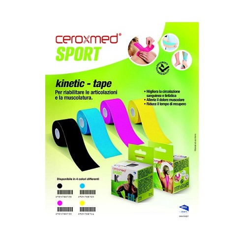 CEROXMED SPORT KINETIC TAPE BL
