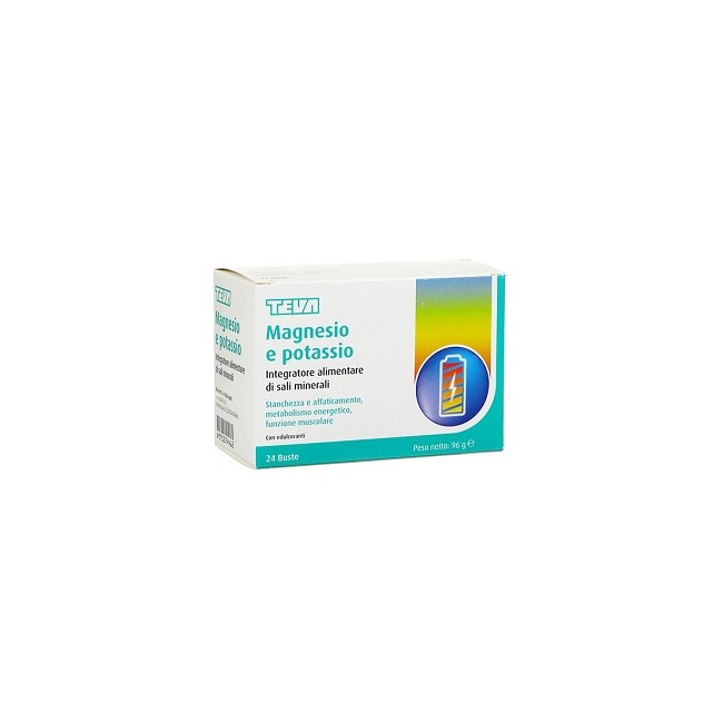 MAGNESIO POTASSIO TEVA 24BUST