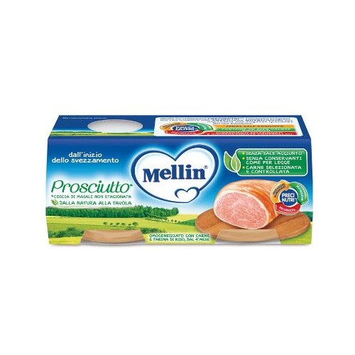 MELLIN OMOG PROSCIUTTO 2X80G