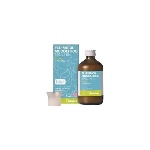 FLUIMUCIL MUCOL%SCIR600MG/15ML