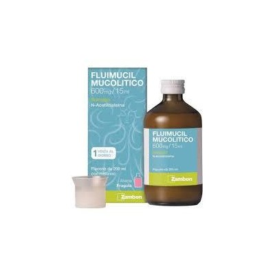 FLUIMUCIL MUCOL%SCIR600MG/15ML