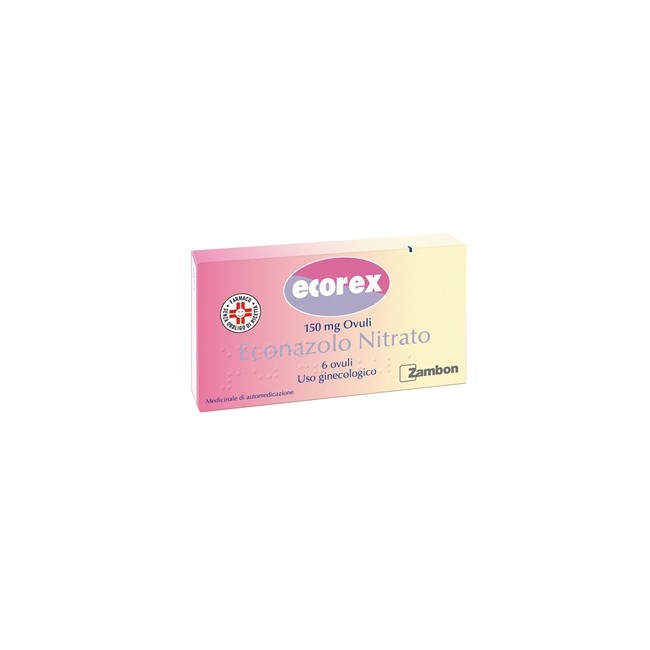 ECOREX%6 OVULI VAGINALI 150MG