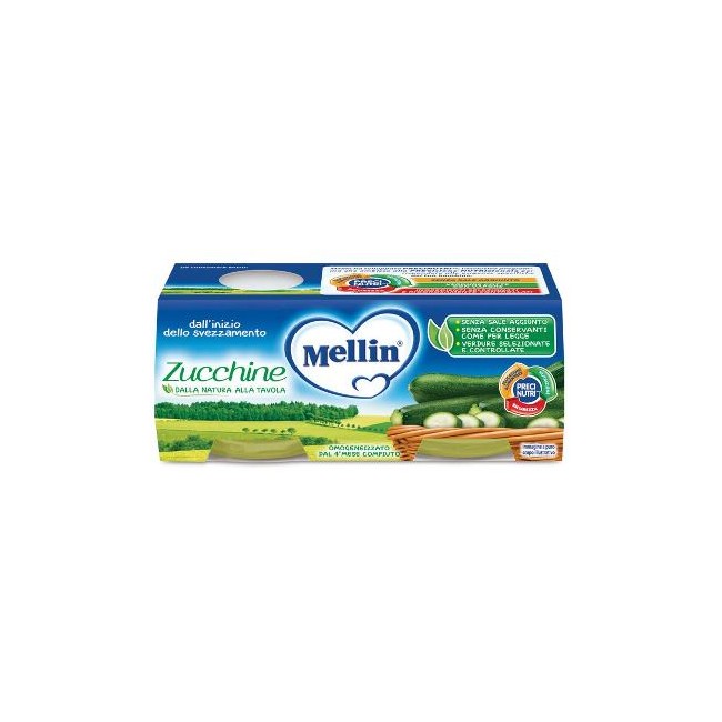 MELLIN OMOG ZUCCHINE 2X80G