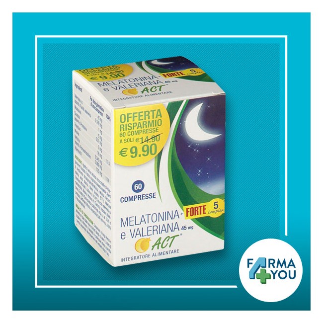 MELATONINA ACT1MG+VALER 5FT 60